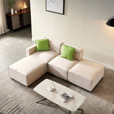 English Elm Modular Sectional Fabric Sofa (Beige)