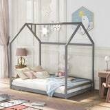 Hearth and Haven Full Size House Bed Wood Bed(Old Sku:Wf281436Aae) WF294496AAE