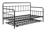 Hearth and Haven Metal Frame Daybed with Trundle W42752435
