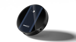 English Elm Geek Smart Slim Robot Vacuum with App Control Auto Charging and 1800pa Suction Power W100263726