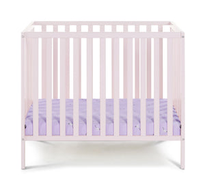 English Elm Palmer Convertible Mini Crib with Mattress Pad Compact Nursery Infant Sleep B02263771