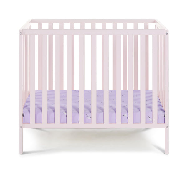 English Elm Palmer Convertible Mini Crib with Mattress Pad Compact Nursery Infant Sleep B02263771