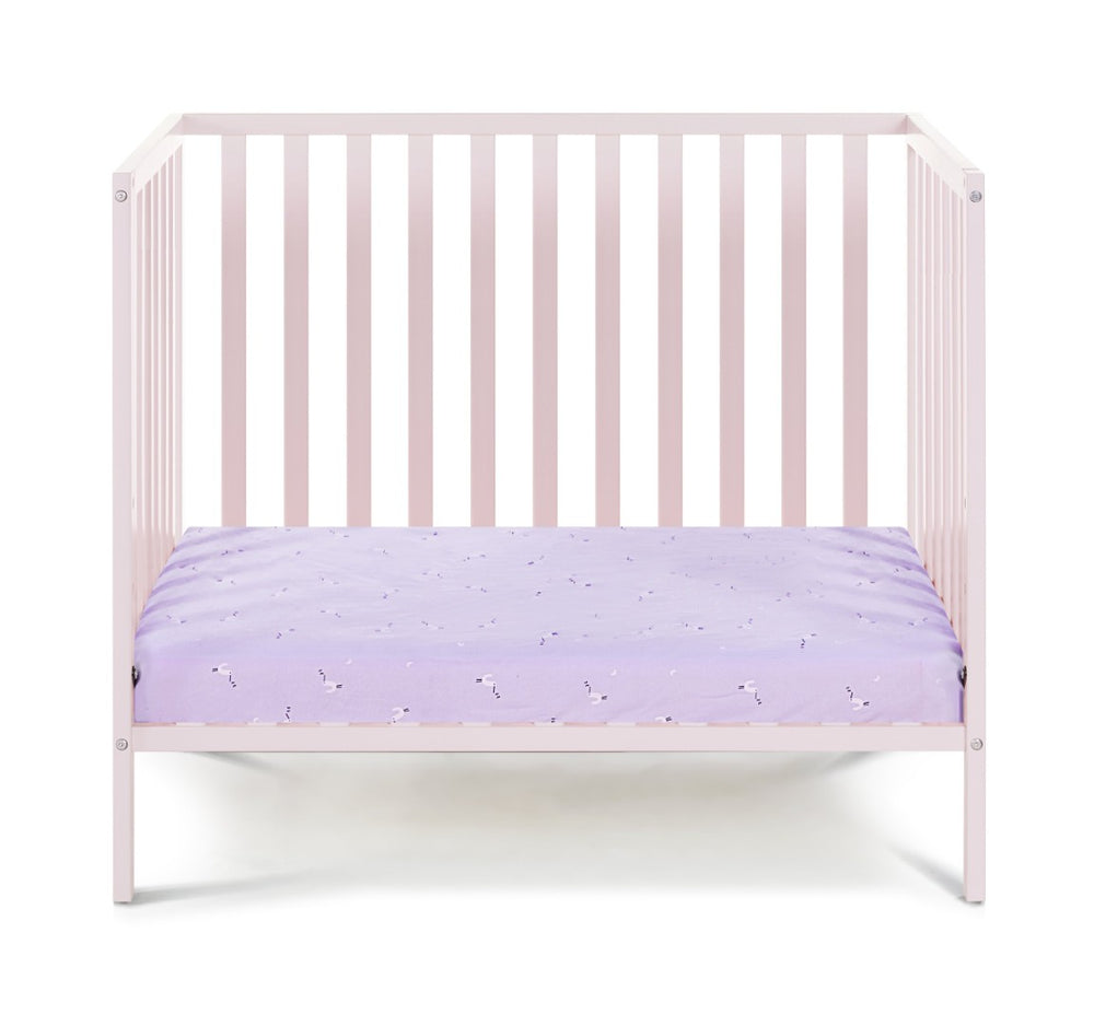 English Elm Palmer Convertible Mini Crib with Mattress Pad Compact Nursery Infant Sleep B02263771