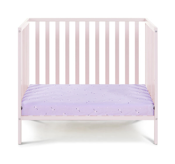 English Elm Palmer Convertible Mini Crib with Mattress Pad Compact Nursery Infant Sleep B02263771