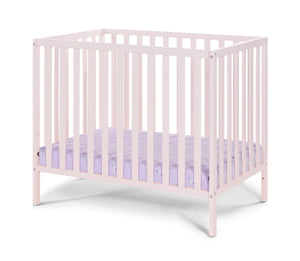 English Elm Palmer Convertible Mini Crib with Mattress Pad Compact Nursery Infant Sleep B02263771
