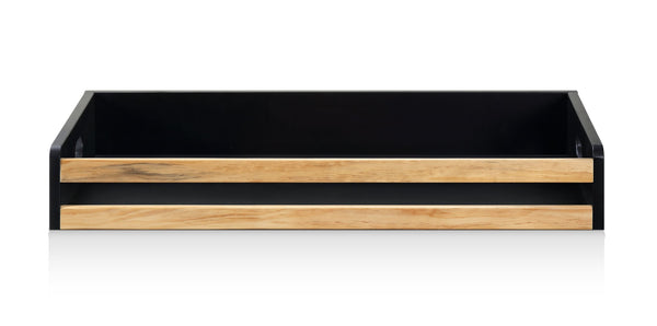 English Elm Livia Convertible Changing Table with Removable Tray Modern Nursery Storage Furniture Black B02263766