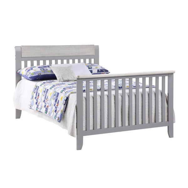 English Elm Hayes Convertible Crib with Two Tone Wood Frame for Modern Farmhouse Nursery B02263742