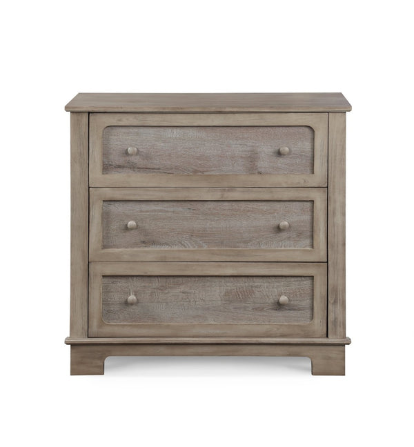 English Elm Grayson 3 Drawer Nursery Dresser with Rustic Alpine Finish and Changing Station Top B02263759