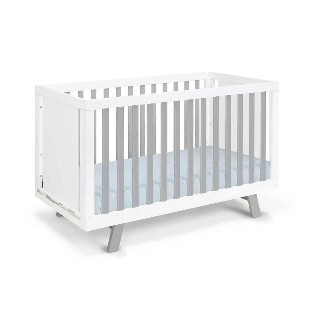English Elm Livia Convertible Island Crib Modern Nursery Toddler Bed Daybed Two-tone Design B02263761