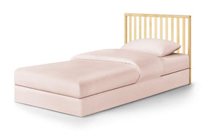 English Elm Palmer Convertible Mini Crib with Mattress Pad Compact Nursery Infant Sleeping Natural B02263647