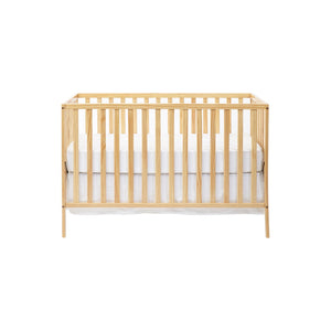 English Elm Palmer Convertible Island Crib Solid Wood Nursery Toddler Bed with 360 Degree Access Natural B02263643