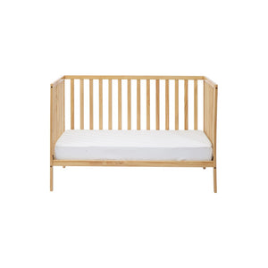 English Elm Palmer Convertible Island Crib Solid Wood Nursery Toddler Bed with 360 Degree Access Natural B02263643