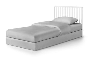 English Elm Palmer Convertible Mini Crib with Mattress Pad Compact Nursery Infant Sleeping White B02263648