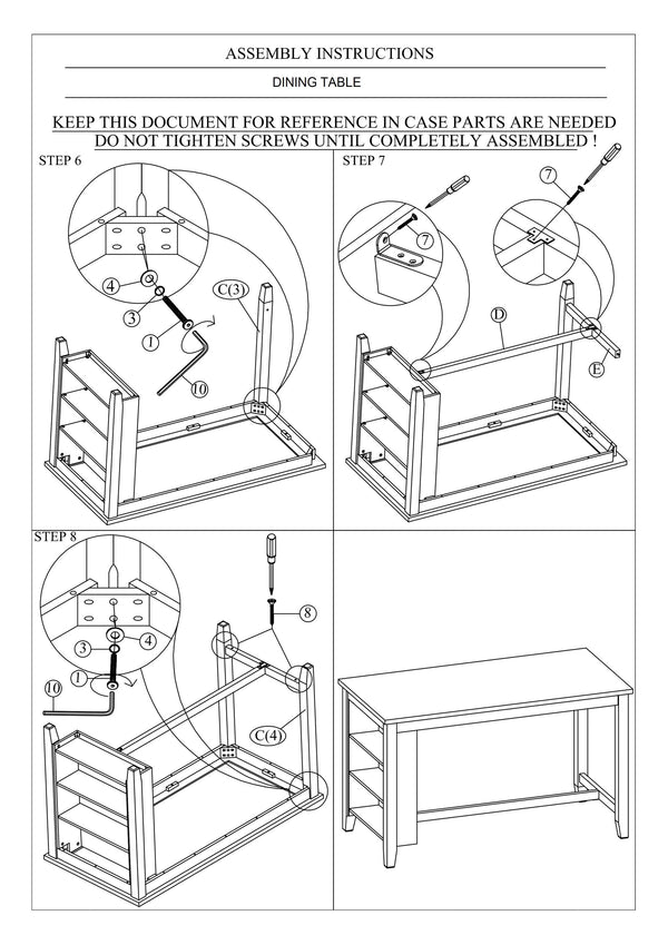 English Elm Modern Solid Acacia 5pc Counter Height Dining Set with Upholstered Button Cushions & Shelves Gray Wash 18.5 L x 41.5 W x 11.5 H B011S00208