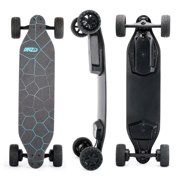 English Elm All Terrain Dual Motor Electric Skateboard 32mph Off-road 25 Mile Range Smart Remote W34856852