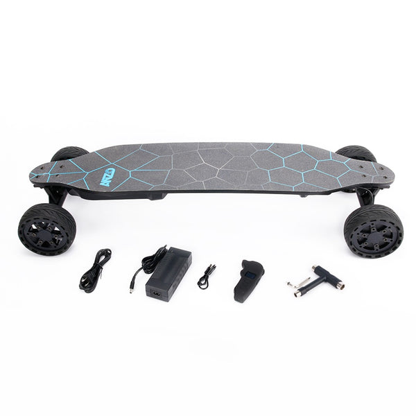 English Elm All Terrain Dual Motor Electric Skateboard 32mph Off-road 25 Mile Range Smart Remote W34856852