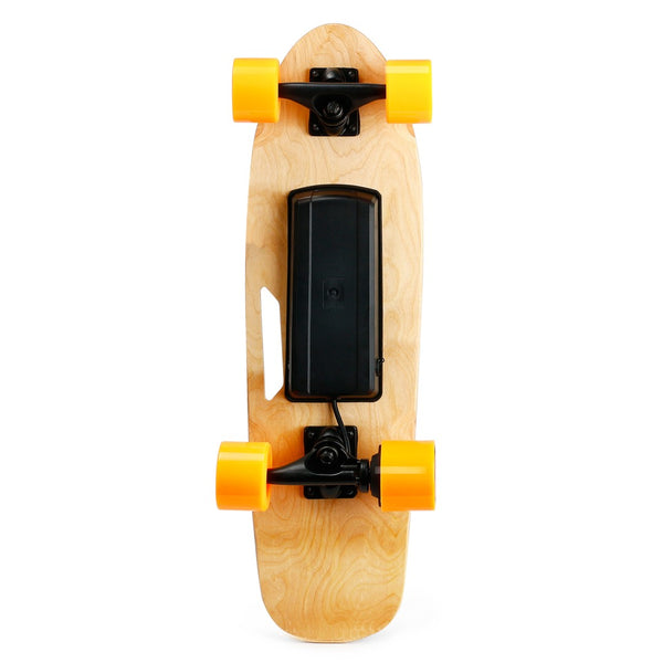 English Elm Small Maple Deck Electric Skateboard 350w Motor Wireless Remote for Teens and Adults W34856855