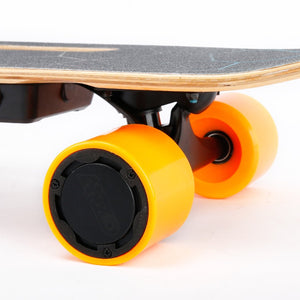 English Elm Small Maple Deck Electric Skateboard 350w Motor Wireless Remote for Teens and Adults W34856855