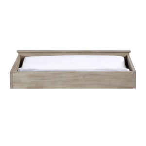 English Elm Grayson Rustic Alpine Nursery Changing Station with Raised Rails and Weathered Finish B02263755