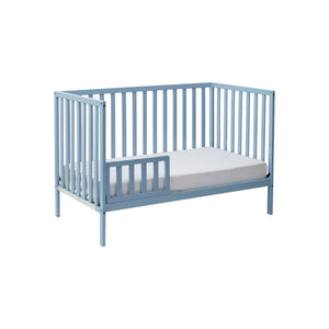 English Elm Palmer Convertible Island Crib Solid Wood Nursery Toddler Bed with 360 Degree Access B02263641