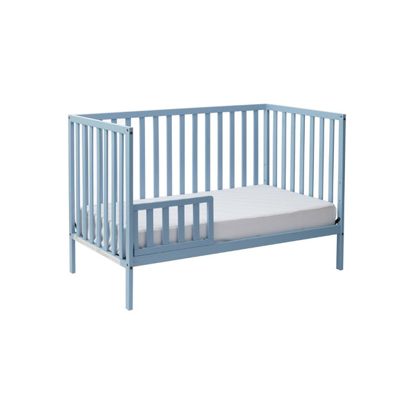 English Elm Palmer Convertible Island Crib Solid Wood Nursery Toddler Bed with 360 Degree Access B02263641