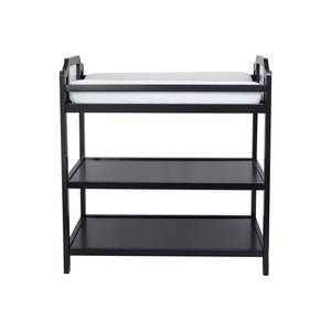 English Elm Celeste Nursery Changing Table Matte Finish Modern Ergonomic Design Compact Footprint Black B02263637