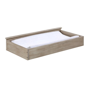 English Elm Grayson Rustic Alpine Nursery Changing Station with Raised Rails and Weathered Finish B02263755