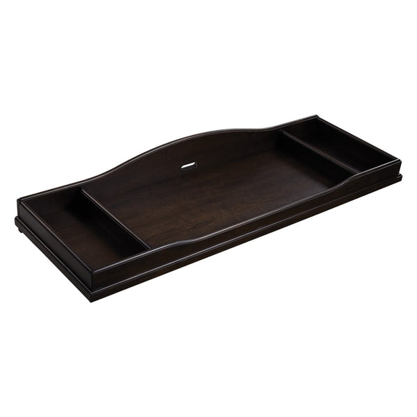 English Elm Glendale Nursery Changing Station Topper with Low Profile Earthy Charcoal Finish B02263738