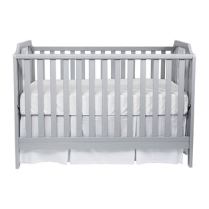 English Elm Celeste Convertible Crib with Star Etched Acrylic Panels for a Modern Nursery Light Gray B02263634