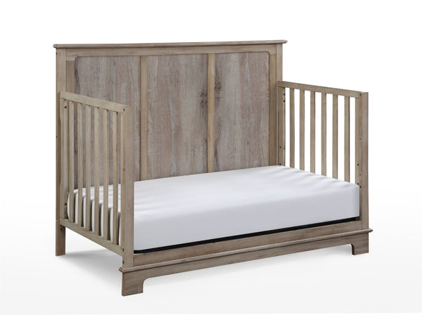 English Elm Grayson Convertible Crib with Alpine Inspired Design Grows From Infant to Full Bed Green B02263753