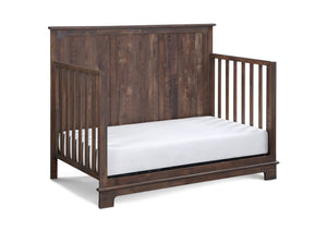 English Elm Grayson Convertible Crib with Alpine Inspired Design Grows From Infant to Full Bed Rustic Brown B02263752