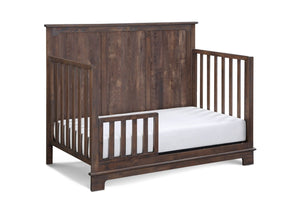 English Elm Grayson Convertible Crib with Alpine Inspired Design Grows From Infant to Full Bed Rustic Brown B02263752