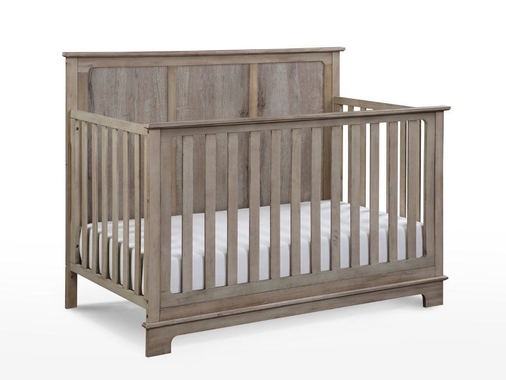 English Elm Grayson Convertible Crib with Alpine Inspired Design Grows From Infant to Full Bed Green B02263753