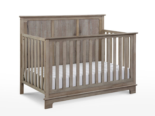 English Elm Grayson Convertible Crib with Alpine Inspired Design Grows From Infant to Full Bed Green B02263753
