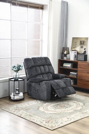 English Elm Recliners Power Lift Chair with Massage Heating Microfiber Seat for Elderly Comfort W547S00021