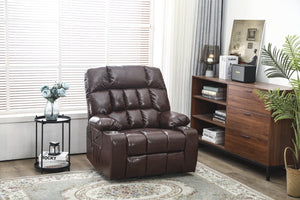 English Elm Recliners Power Lift Chair with Massage Heat Microfiber Seating for Senior Comfort W547S00020