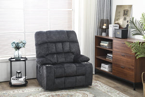 English Elm Recliners Power Lift Chair with Massage Heating Microfiber Seat for Elderly Comfort W547S00021