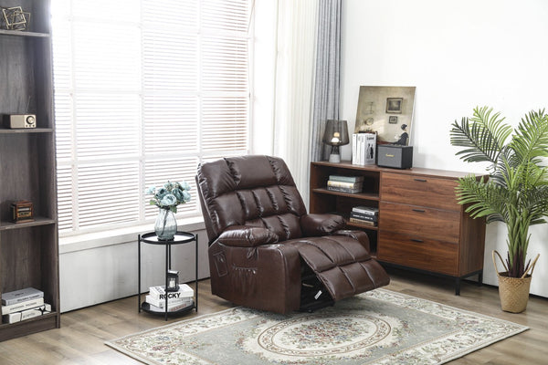 English Elm Recliners Power Lift Chair with Massage Heat Microfiber Seating for Senior Comfort W547S00020