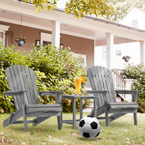 English Elm Wood Solid Cedar Folding Adirondack Chair Set of 2 for Patio Backyard Outdoor W139058446