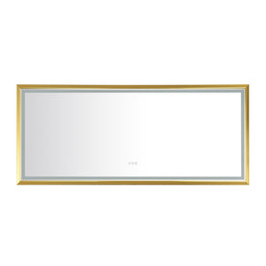 English Elm 84in. Oversized Rectangular Led Backlit Vanity Mirror Anti-fog Dimmable Bathroom Wall Mount W127291634