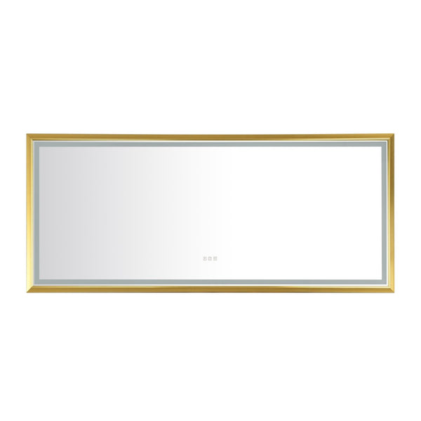 English Elm 84in. Oversized Rectangular Led Backlit Vanity Mirror Anti-fog Dimmable Bathroom Wall Mount W127291634