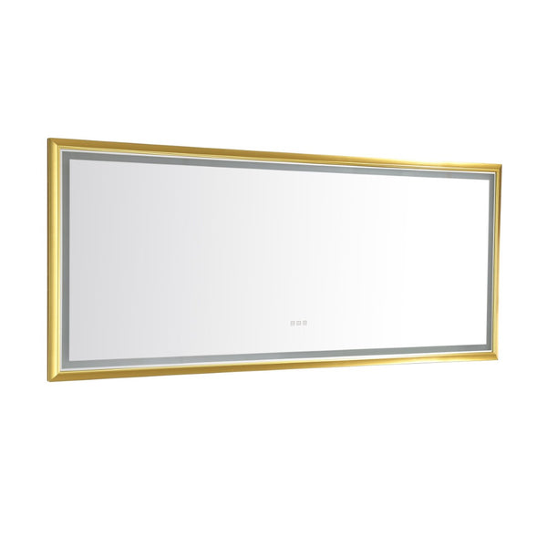 English Elm 84in. Oversized Rectangular Led Backlit Vanity Mirror Anti-fog Dimmable Bathroom Wall Mount W127291634