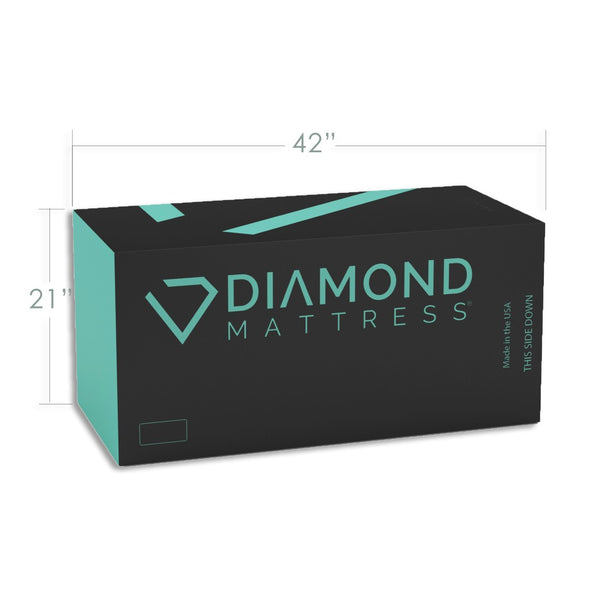 English Elm Diamond Copper Infused Hybrid Mattress with Cooling Foam and Wrapped Coil Support B05165503