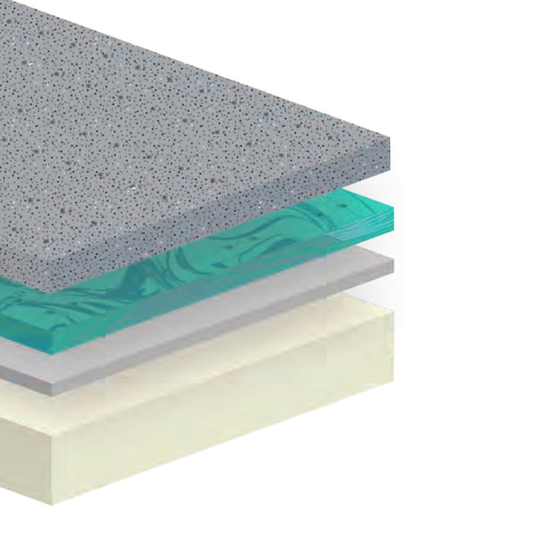 English Elm Diamond Graphene Cooling Memory Foam Firm Mattress with Ventilated Support Core B05165457