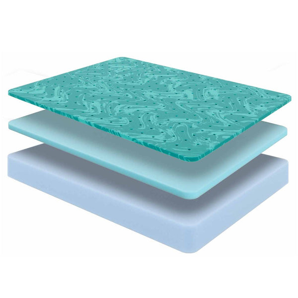 English Elm Diamond Queen Gel Memory Foam Mattress Medium Feel Orthopedic Support 10 Inch B05165532
