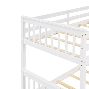 English Elm Twin-over-full Bunk Bed Solid Pine Frame Espresso Finish with Under Drawer Storage LT000065AAK