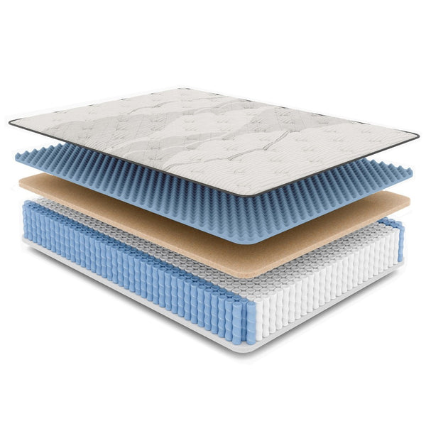 English Elm Diamond Nina Copper Infused Euro-top Hybrid Mattress Medium Feel Greenguard Gold B05165513