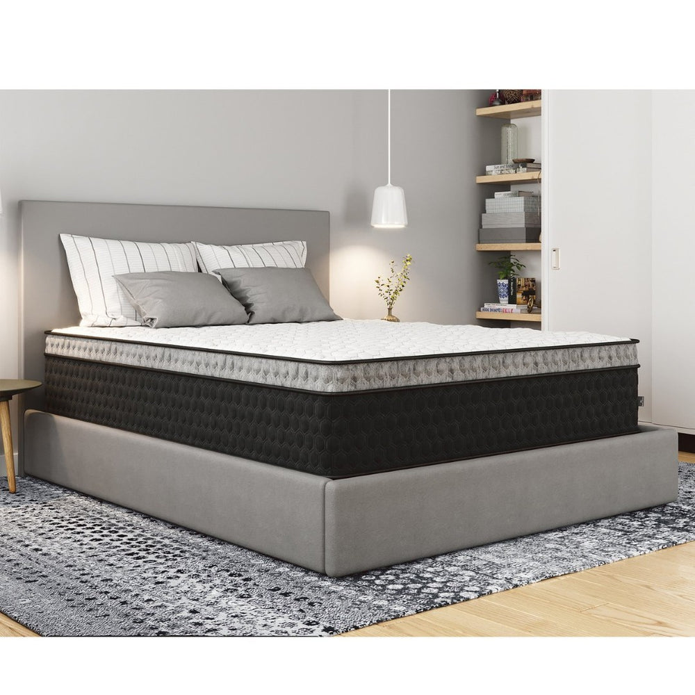 English Elm Diamond Nova Lux Copper Infused Hybrid Mattress Euro Top Cooling Pressure Relief B05165477
