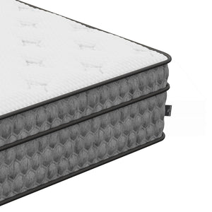 English Elm Diamond Hybrid Euro-top Mattress Gel Foam Coils Cool Sleep Greenguard Gold Usa Made B05165526