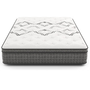 English Elm Diamond Copper Infused Euro Top Hybrid Mattress Coil Support Cool Sleep Medium Feel B05165541